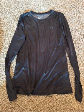 Under Armour Black Performance Long-Sleeve Top